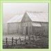 Foggy Barn - 5x7 Blank Press Printed Note Card with Free Shipping