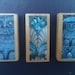 Gothic Wood Block Super Strong Magnets set of 3