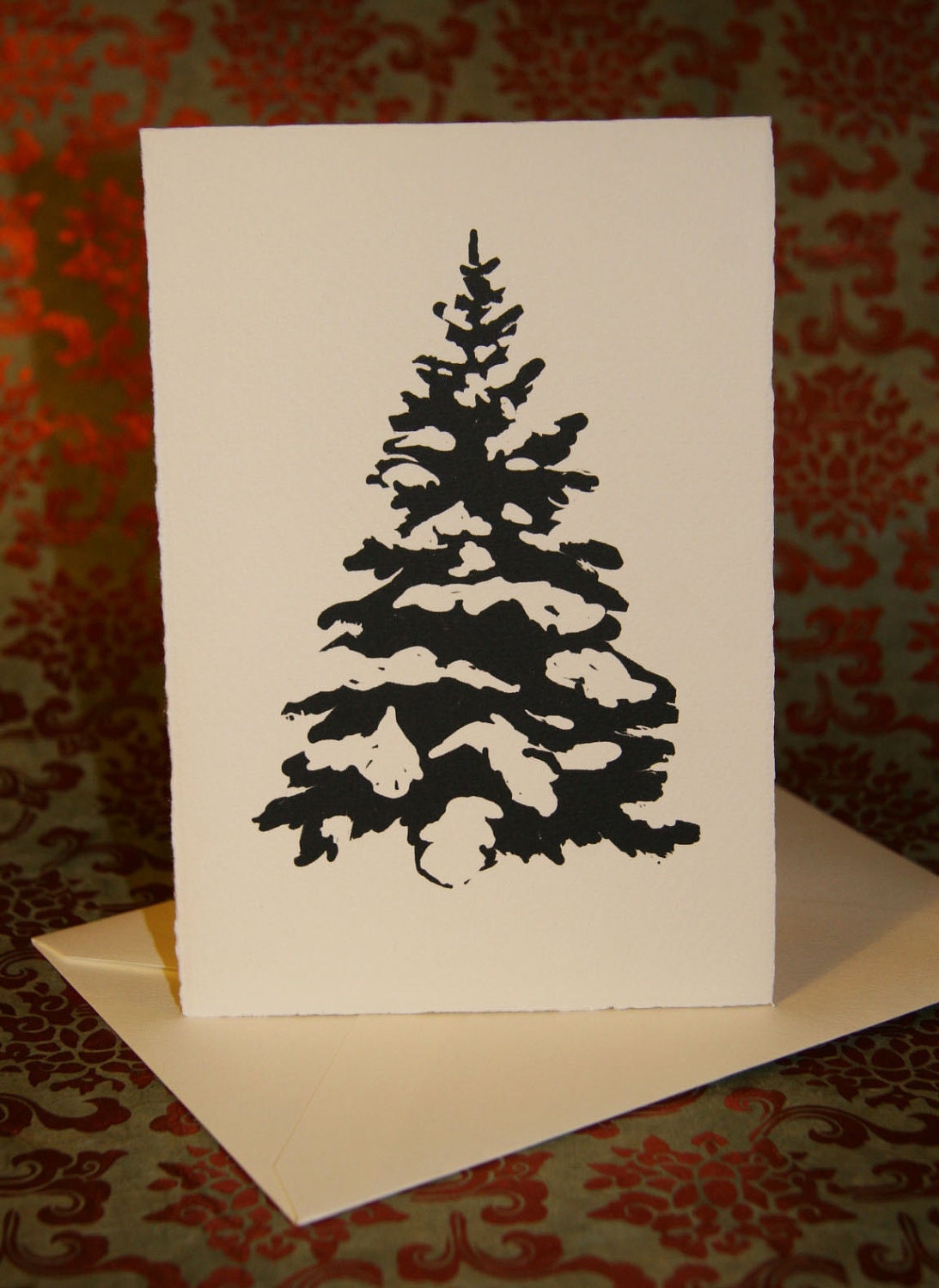 Snowy Tree Card, Set of 6