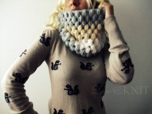 Cashmere Blend Mohair Cowl