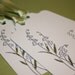 Lily of the Valley Wish Tree Tags - set of 5