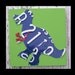 License Plate Art - Dino Dinosaur Rex Toy Story Boys - Recycled Art Company - Salvaged Wood - Upcycled Artwork