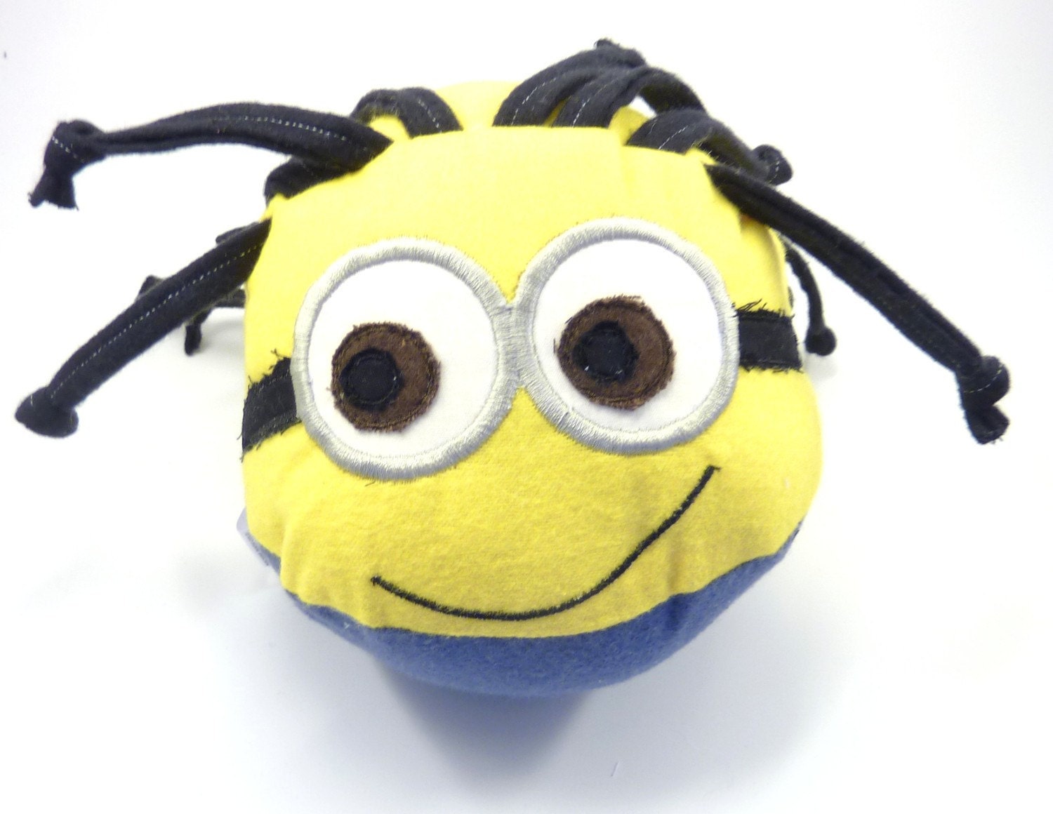 Soft baby toy - Minion - Inspired by Despicable Me - Yellow and Blue