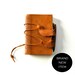 Bound Leather Blank Sketchbook with Sloth Clasp
