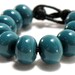 Lampwork Beads - Lampwork Glass Spacer Beads 5mm- Mermaid - SRA (Set of 10 Beads)
