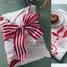 Dutch Heart - linen tea towel (cherry)