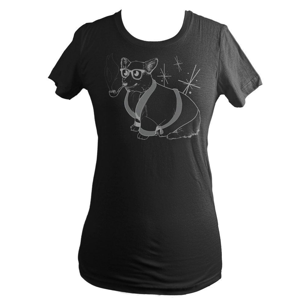 Black Bob Corgman Screen Printed Summer T-Shirt - Sizes L XL