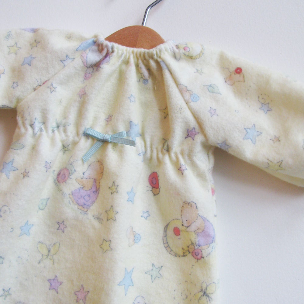 Doll clothes - Nightgown 15'' waldorf doll- FeeVertelaine