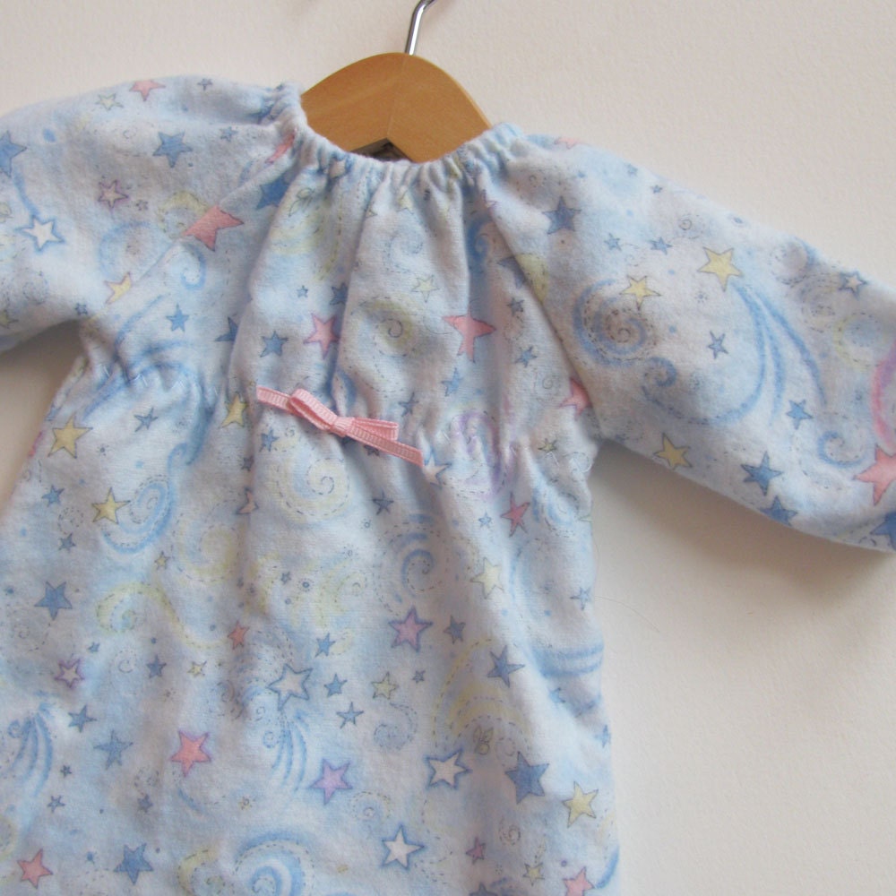 Doll clothes - Nightgown 15'' waldorf doll- FeeVertelaine