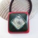 Fused Glass Ponytail Holder - Holiday Green