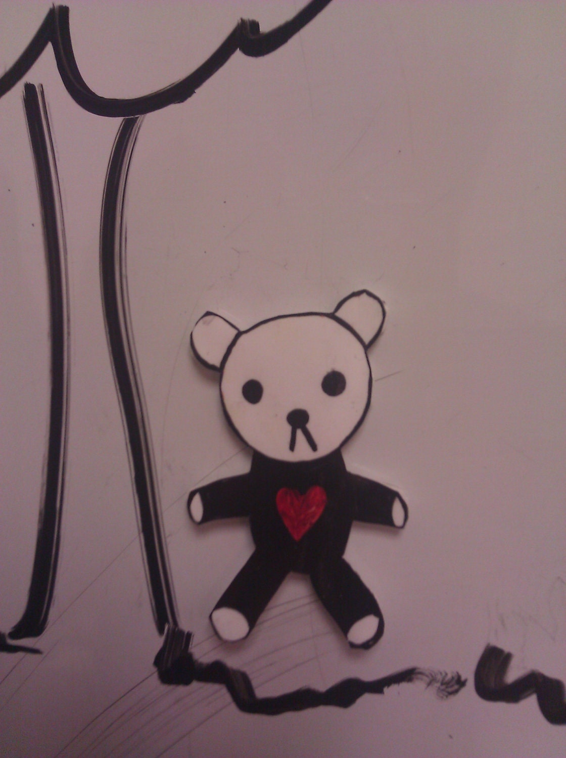 Panda bear magnet