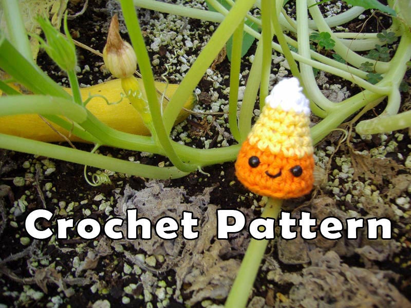 CROCHET PATTERN Cutie Candy Corn Amigurumi