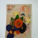 Vintage 1940s Felt Corsage  Brooch from Vintage Felt  made from Original 1940s Patterns
