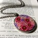 SECRET GARDEN Hand Made Polymer Clay Pendant