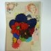 Vintage 1940s Felt Corsage  Brooch from Vintage Felt  made from Original 1940s Patterns