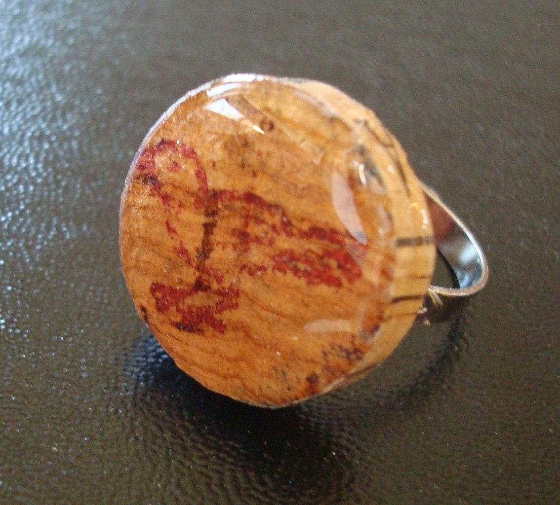 Put a Bird on It Recycled Wine Cork Ring