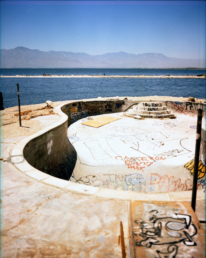 Northshore Pool - 8x10 Photographic Fine Art Print, Salton Sea, Southern California Desert