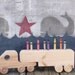 Wooden Tractor Trailer Crayon Holder