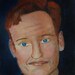 Portrait of Conan O'Brien - original acrylic painting