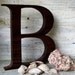 Wooden Letters - Letter B