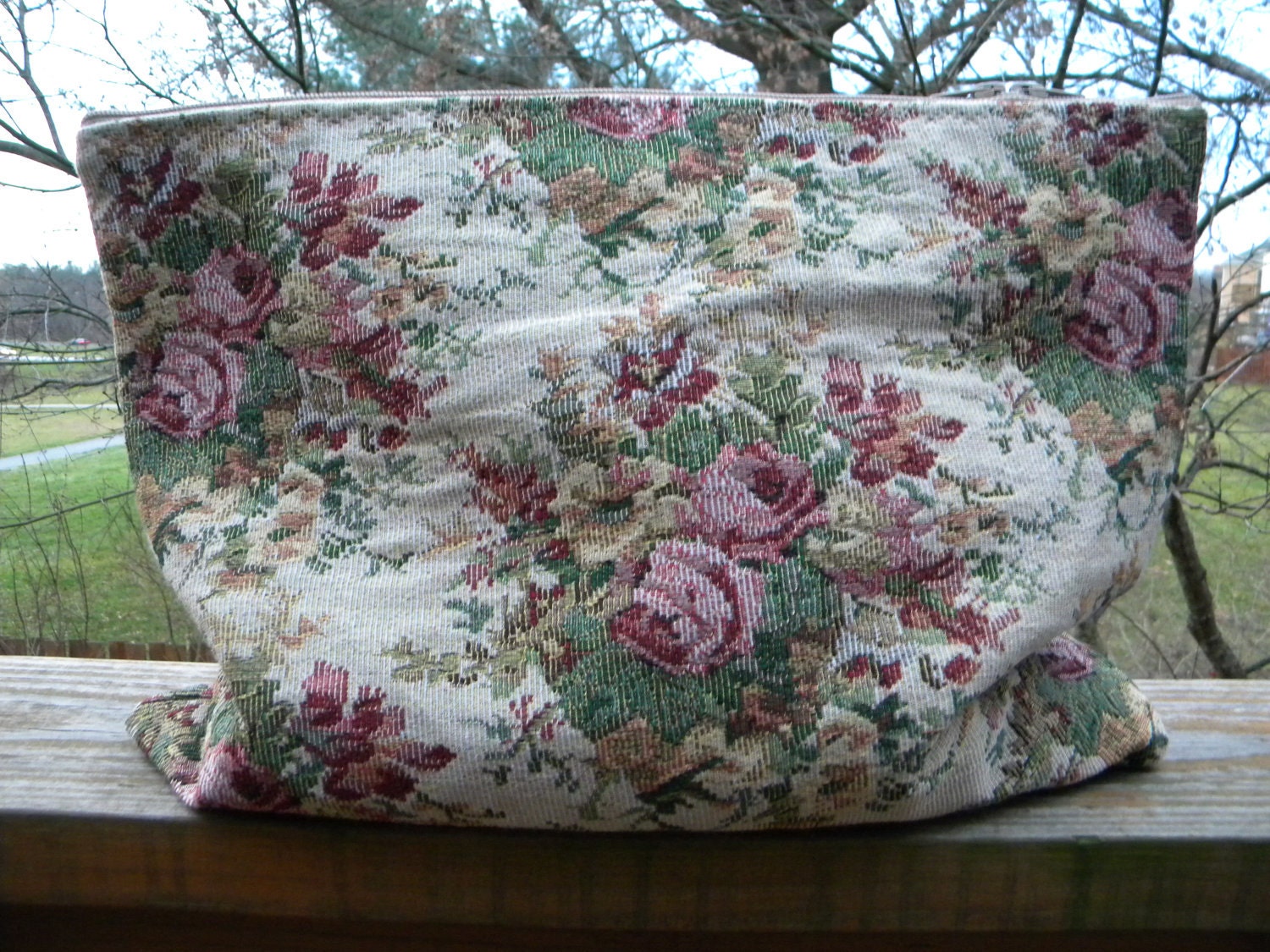 Rosey Garden Statement Clutch
