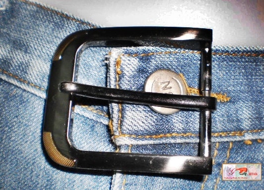 square brass and gold classic  belt buckle by g2p