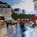 Montmartre Paris. Original Oil Painting.