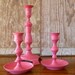 Pink Candlesticks