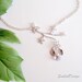 Personalized Jewelry Birthstone Initial Necklace by SnobishDesign from etsy.com