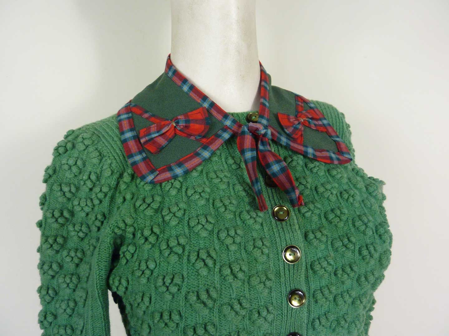 Vintage 1940s Style Collar  made from Original 1940s Pattern Perfect for Sweaters, Jackets, Dresses and Coats