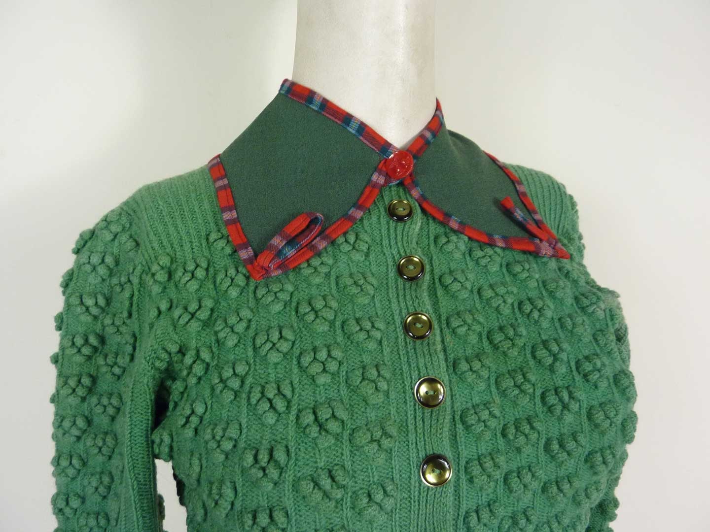 Vintage 1940s Style Collar  made from Original 1940s Pattern Perfect for Sweaters, Jackets, Dresses and Coats
