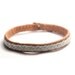 Traditional Swedish Bracelet, Delicate braid, Antler Button, Custom Colors, Made to order