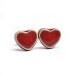 Tiny ceramic red hearts for Valentine's and not only