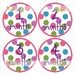 Monthly Onesie Sticker (Girl): Polka Dots