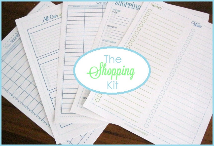 The Shopping Kit - 5 documents