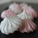 Little Love Clouds - Pink and White Vanilla French Meringues - 24 cookies