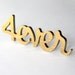 4ever wood sign - handmade from recycled wood