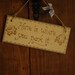Campervan hanging sign engraved with pyrography, rustic camper gift for camping holidays / vacation