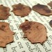 Vintage male silhouette pendants