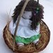 Waldorf doll 18"-16" - white   apron
