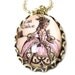 Let Them Eat Cake Pendant Marie Antoinette Photo Art Charm Pendant Necklace