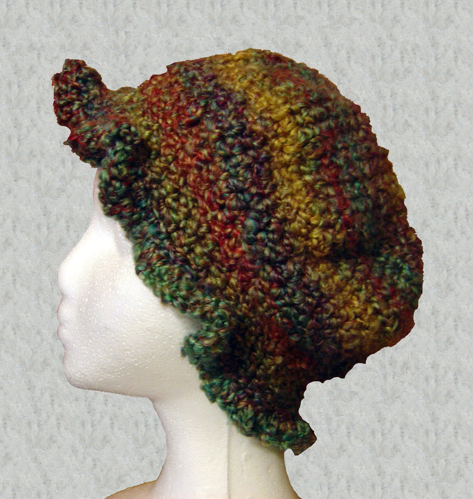 Handmade Crochet Hat / Cloche