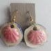 pink earrings