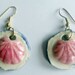 pink earrings