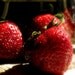 Fine Art Photograph strawberry,kitchen wall decor,berry,gift,summer,crimson red,berries,dramatic lighting FREE SHIPPING