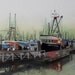 Steveston Wharf, High Quality Art Print, sandrine pelissier