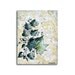 Botanical Textured Leaf Painting - Hand Painted Original Acrylic Canvas Art - Vintage Style Earth Tones Wall Decor 9x12