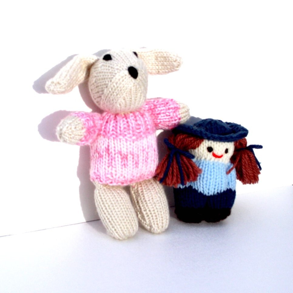 Sock Puppy, Pouch Doll and Sidekick Annie, Puppy Toy, Ready to Adopt