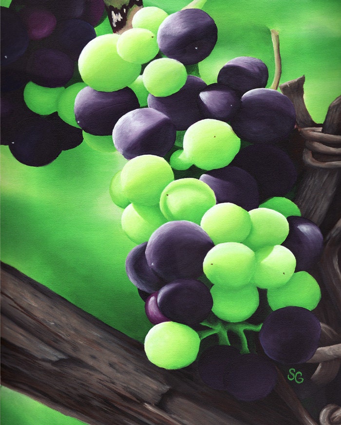 In the Vineyard II 8"x10" Print