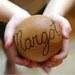 Personalized Wooden Name Ball, Waldorf Toy, Heirloom Baby Gift